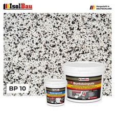 Buntsteinputz SET Mosaikputz BP10 (weiss, grau,schwarz) 15kg + Quarzgrund 1,5 kg