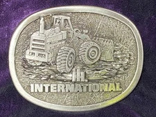 Vintage Spec Cast Inc International Harvester Loader Tractor Belt Buckle  3D