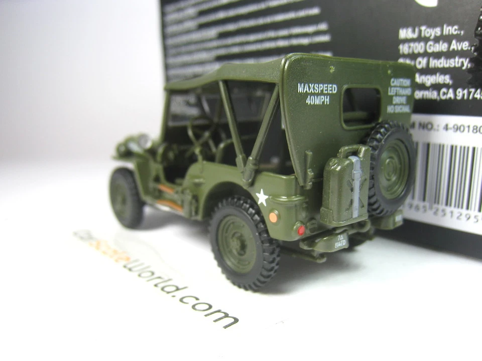 JEEP WILLYS 1/4 TON US ARMY 1/43 CARARAMA - Imagen 3 de 4