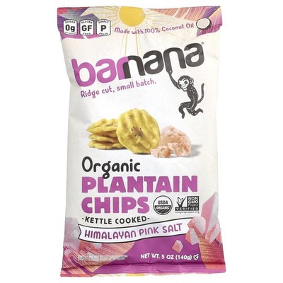 Organic Plantain Chips, Himalayan Pink Salt, 5 oz (140 g)