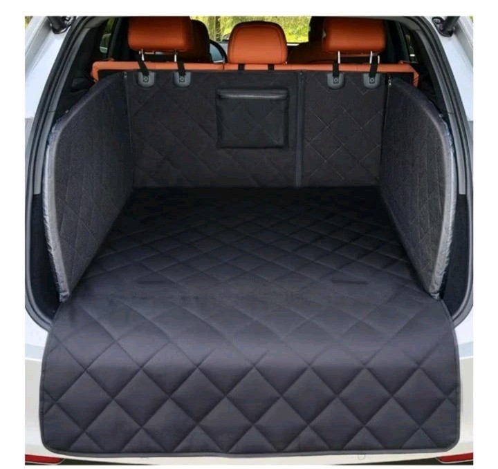 REEVAA SUV Cargo Liner For Dogs Full Coverage Non Slip Black Xl