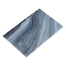 Stained Glass Sheet Mosaic Tile 7.9 Inch x 5.9 Inch, Grey