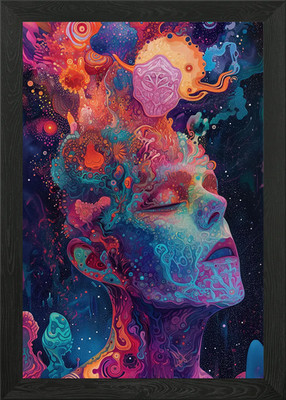 Aufgeschlossen gerahmtes Wandbild Poster Leinwanddruck Bild