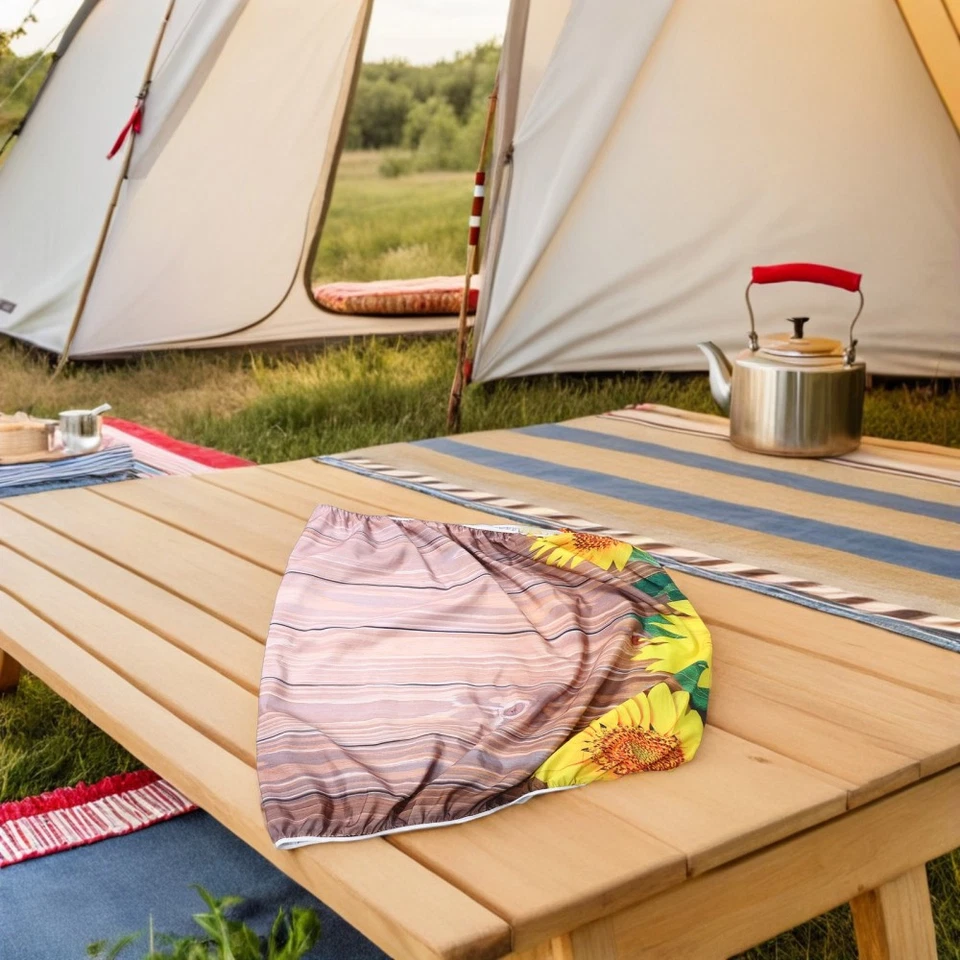 Outdoor Table and Chair Protective Cover Dining Accessory Covers for Party - Image 4 of 4