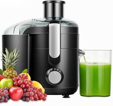 Juicer Machine, Electric Centrifugal, Dual Speeds, 2.5" Chute, BPA-Free, Black