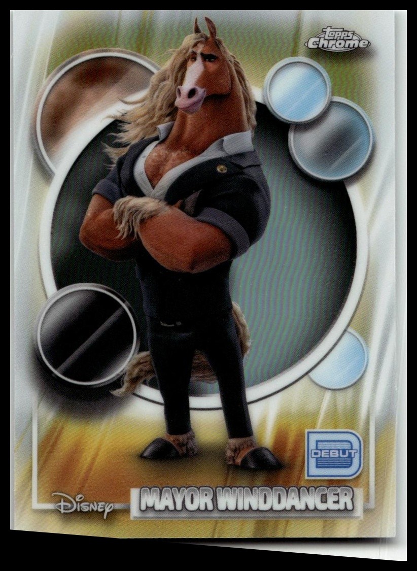2026 Topps Chrome Disney #69 Mayor Winddancer Refractor