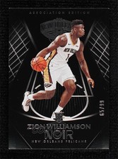 2019-20 Panini Noir Rookies Association Edition 65/99 Zion Williamson #148 04xn