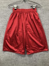 Vintage 90s Dodger Basketball Shorts Mens S Red Mesh Made in USA Athletic