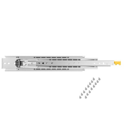 1 Pair Full Extension Drawer Slides 500 lbs Load Capacity Locking Drawer