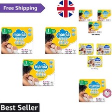 72 Count Baby Newborn Nappies, Size 1 - Water Resistant & Anti-Leak Protection 0.14 per nappy