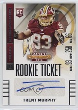 2014 Panini Contenders /50 Trent Murphy (Seat Row Sec) #182 Auto 1i3