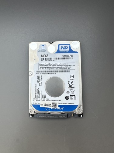 WD Blue 500GB 2,5" SATA Laptop Festplatte (WD5000LPCX) - getestet & gesund