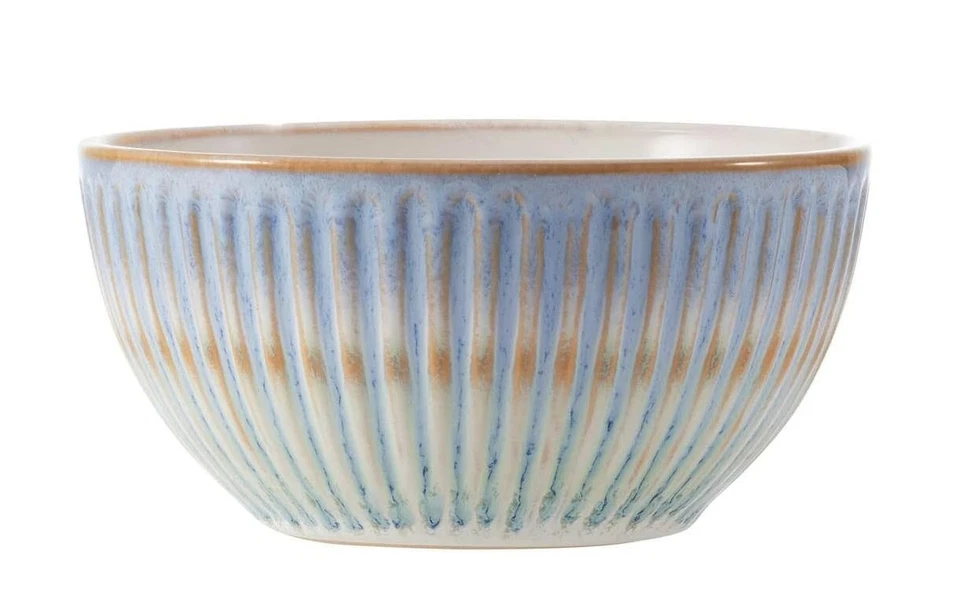 Pfaltzgraff Hensley 12-Piece Stoneware Dinnerware Set - Service For 4 Blue/White - Image 2 of 4