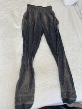 Woman  s Vintage Comfortable Boho Pants High Waist Size Medium