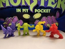 Monster In My Pocket Lot of 4. Vintage. 1990 Series 1: 40, 42, 45, 48. MIMP Toys