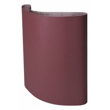 Sanding Belt, 37 in W, 60 in L, Coated, Aluminum Oxide, P100 Grit, Not