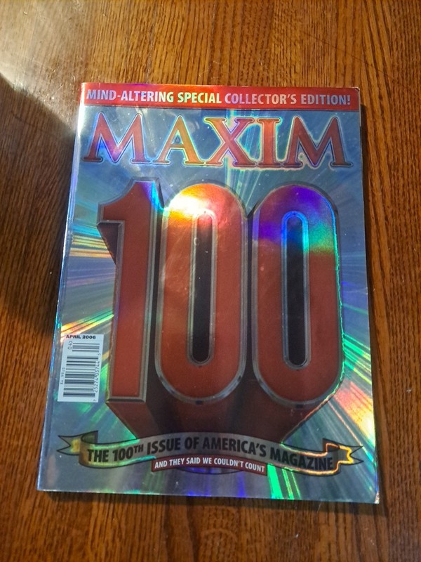 MAXIM 100TH ISSUE COLLECTORS MAGAZINE APRIL 2006