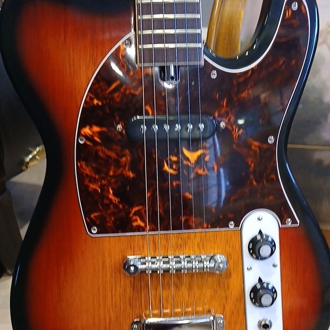 1978 Hohner Electric Guitar Sunburst Solid Body  Rosewood Right-Handed 80345
