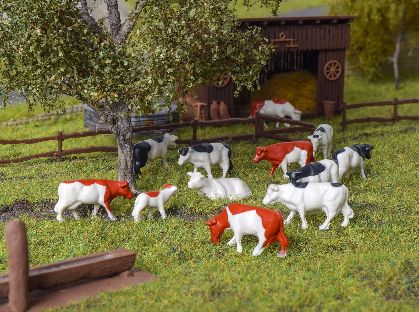 Kibri 38152 - H0 Cows, 12 Pieces - New