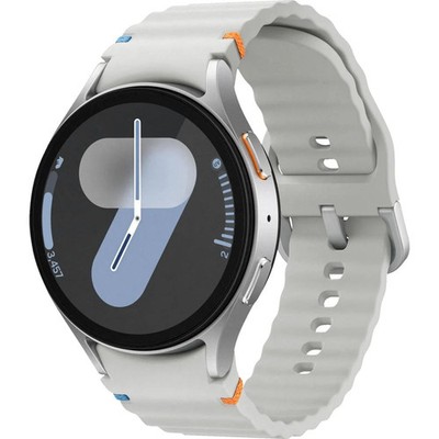 Samsung Galaxy Watch7 BT 44 mm Smartwatches Silver (85-130 mm) Nitrilkautschuk