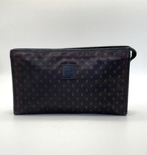 Borsa pochette Fendi vintage tela monogram viola pelle