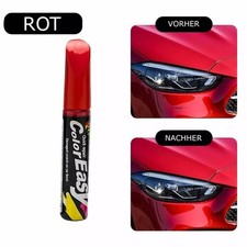 Weiß Rot Silber Schwarz Glanz Lackstift Lack Reparaturstift Auto KFZ Kratzer DE@