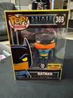 Funko POP DC Comics Batman Black Light Glow # 369 EXCLUSIVE HOT TOPIC w/ship