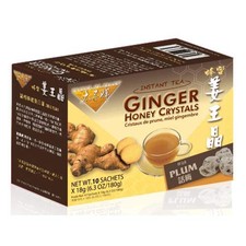 Prince of Peace Instant Plum Ginger Honey Crystals Pack of 10 Sachets 0.63oz
