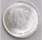 Liberty Silver 1 Troy Ounce Coin .999 Fine Silver A-MARK Life Liberty Happiness