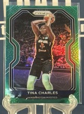 Tina Charles 2021 Panini Prizm WNBA Prizms Green Washington Mystics #71