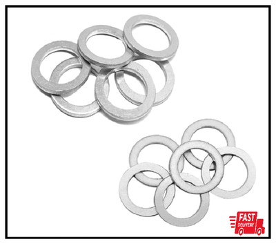6pcs Transmission Fluid & Differential Oil Drain Plug Washers for Honda