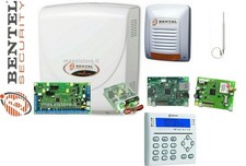 Bentel Security Kit Absoluta Plus 18 + Box + Sirena + IP + GSM + Tastiera + Alim