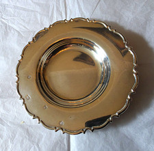 Sterling Silver Scalloped Edge Tray with Hallmarks, Carrs of Sheffield Ltd