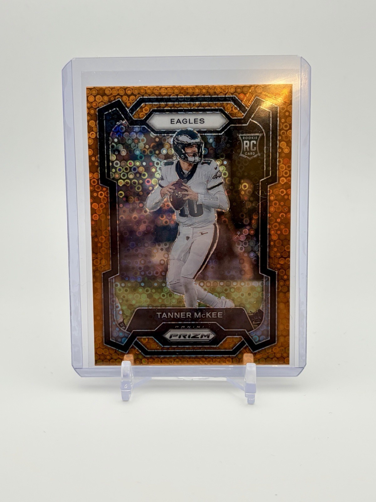 2023 Panini Prizm - Rookies Tanner McKee #383 Disco Prizm (RC)