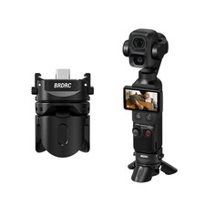 Foldable Magnetic Stand for DJI Osmo Pocket 4P 4 3 Tripod Type-C Charging Base