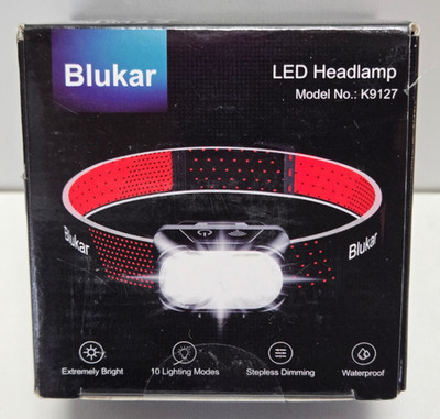 Blukar LED Stirnlampe Wiederaufladbar   Kopflampe USB C   IPX5 2000lm (F225 E1+)