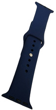 Silicone Apple Watch Band For Apple Watch 38/40/41, Midnight Blue, S/M