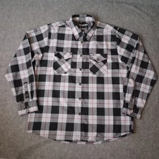 Dixxon Flannel Co Shirt Mens XL Multicolor Plaid The Intimidator Button Up
