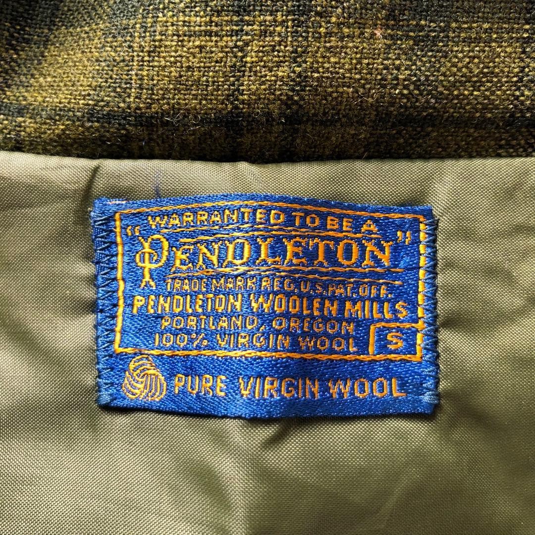 Pendleton 60s Shadow Ombre Check Jacket Made in U… - image 4