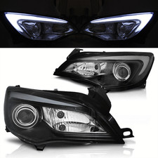 LED LightTube Scheinwerfer Set für Opel Astra J 2010–2015 Schwarz + Tagfahrlicht