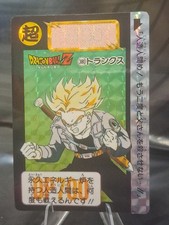 Dragon Ball Z Carddass SS Trunks Prism Card 380 Multi Color Holo Rare