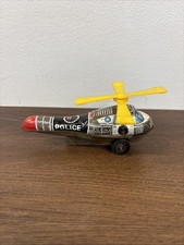 Vintage Tin Police Helicopter N667