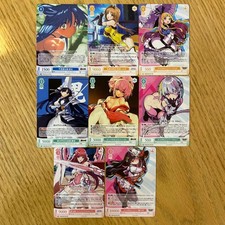 Weiss Schwarz Rose Alice Soft RR 8 Card Set, Good Condition