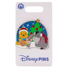 Winnie the Pooh and Pals Holiday Pin - NEW on Card