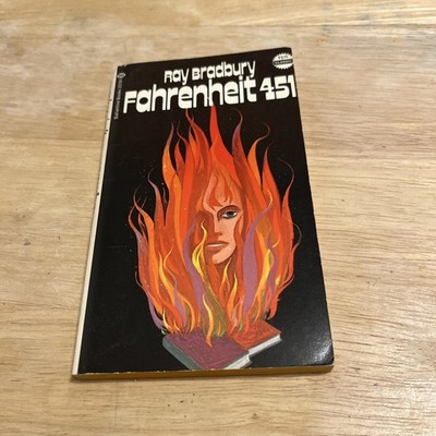 Fahrenheit 451 1974 Vintage RARE Book By Ray Bradbury