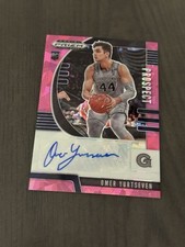 2020-21 Panini Prizm Draft Picks Prospect Pink Ice Auto #PA-OY OMER YURTSEVEN RC