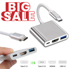 USB Type C to HDMI HDTV TV Cable Adapter Converter For USB-C Phone Tablet Lot