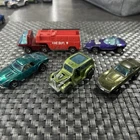 Hot Wheels redline HK Custom Camaro Aqua. HK custom corvette Cockney cab & lot