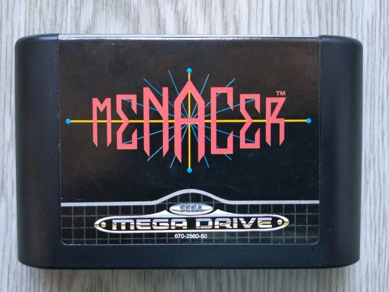 Sega Mega Drive Game - Menacer 6 Game Cartridge