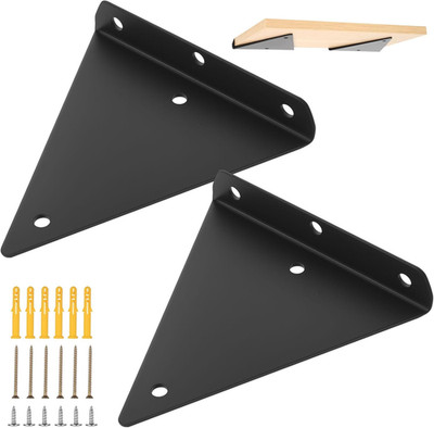 2 Stk Regalhalterung unsichtbare Regalträger,Dreieck Regal Wandhalterung Regalbr